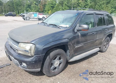 2004 Chevrolet Trailblazer Lt from USA, damaged, VIN 1GNDT13S242265600